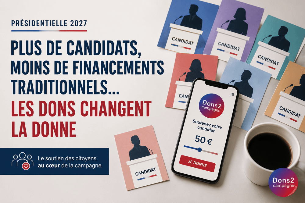 Présidentielle 2027 : plus de candidats, moins de financements traditionnels… les dons changent la donne